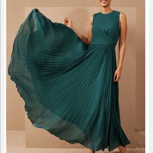 Bhldn x Fame and Partners Seville teal gown